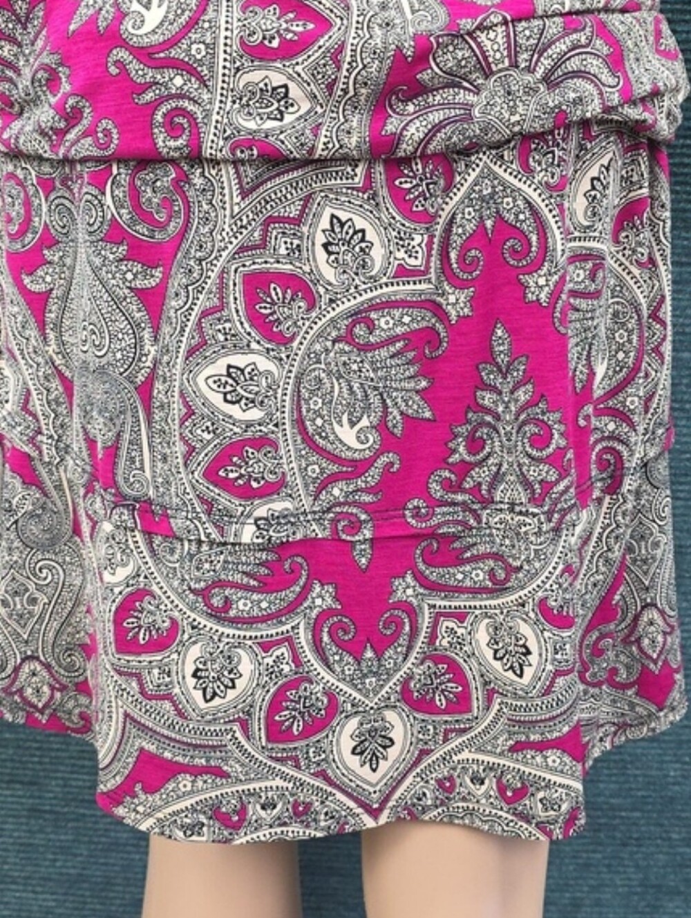 Karl Lagerfeld Paisley Dress, Rare, Hard To Find! - Picture 12 of 16
